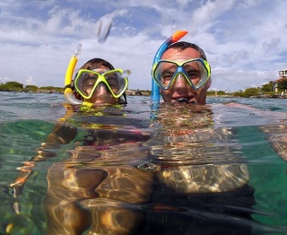 Snorkel en pareja